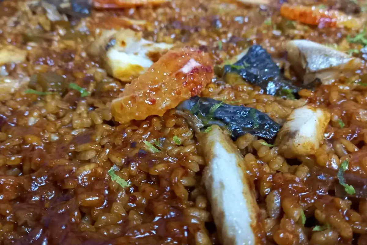 Arroz de corvina de Arrocería Estiu en Alicante